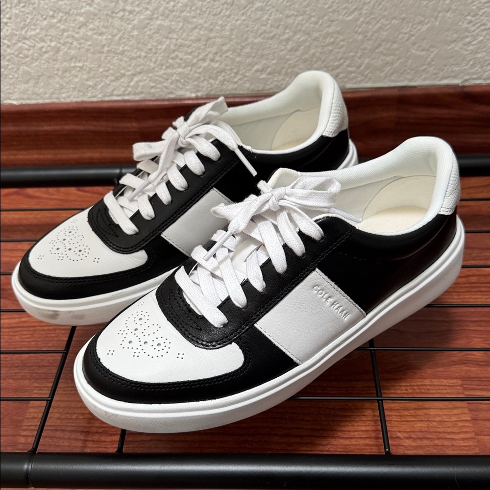 New - Cole Haan Women’s Black and White Sneakers